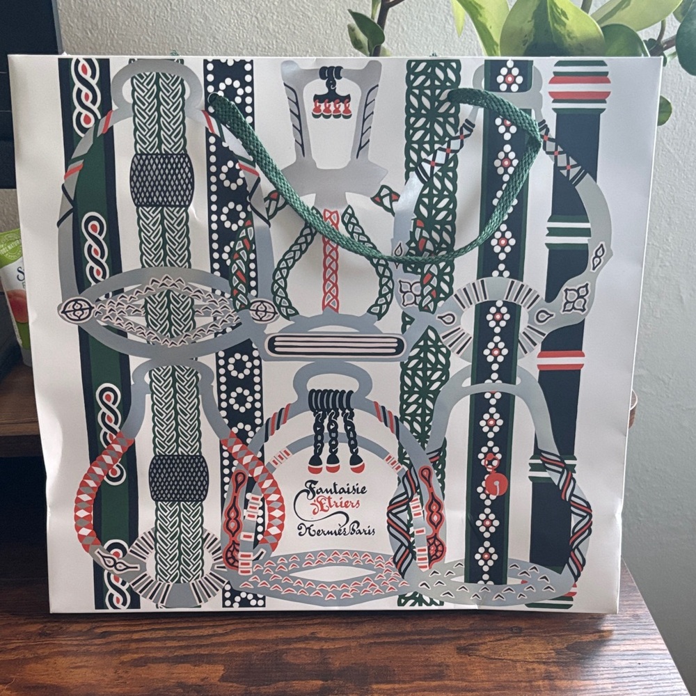 Hermes Multicolor Graphic Tote